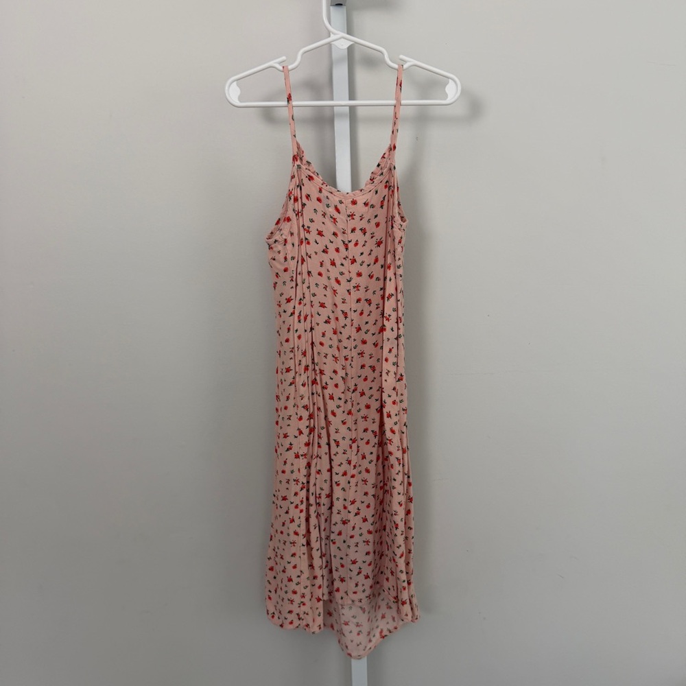 Zara Light Pink Floral Dress size‎ 10 140cm